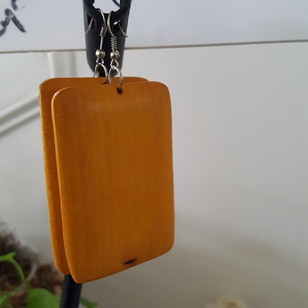Mustard Drop Earrings